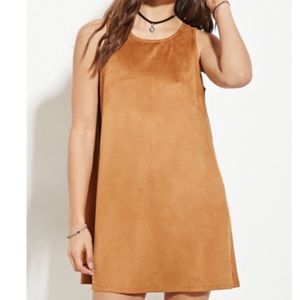 Forever 21 faux suede dress
